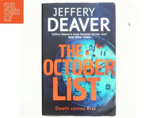 The October List af Jeffery Deaver (Bog)