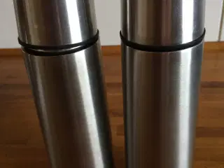 2 Termoflasker i Stål