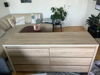 Kommode med 6  skuffer