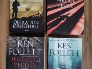 9 romaner af Ken Follett 