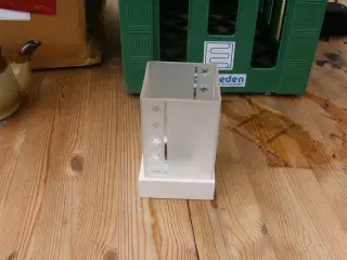 En pynte glas til fyrfads lys