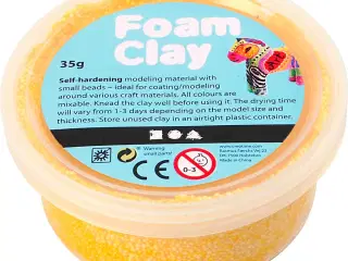 Foam Clay®, gul, 35g/ 1 ds.