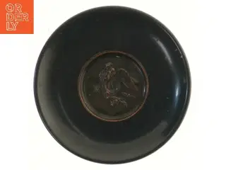 Dekorativ skål med relief (str. Ø 15 cm)