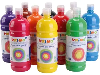 PRIMO Temperamaling Mat - 10x1000 ml Ass. Farver