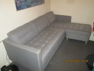 GRÅ HJØRNESOFA