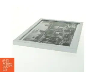Indrammet sort/hvid fotografisk tryk fra Nielsen (str. 21x29,7 cm)