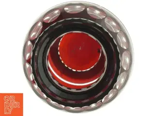 Bøhmisk glasvase (str. H 23 cm)