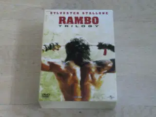 RAMBO TRILOGY  FIRST BLOOD 1 og 2 + RAMBO III