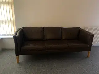 Læder Sofa  