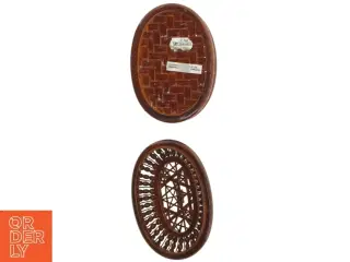 Japansk Traditionel Flettet træbakke med låg (str. 13 x 9 cm)