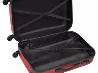 Hardcase trolleysæt 45,5/55/66 cm rød