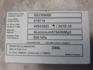 Tank Alu.
