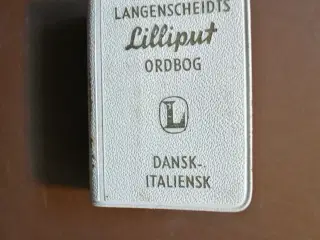 lilliput ordbog dansk-italiensk. , emne: sprog