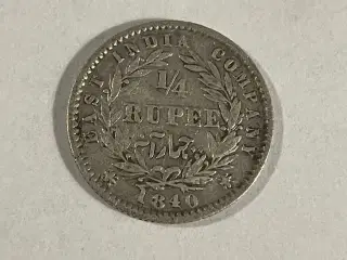 1/4 Rupee East India Company 1840