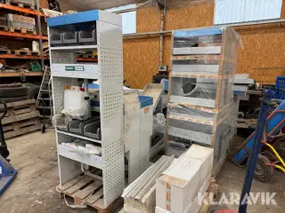 Hyldesystemer til varebil Order System 8 paller