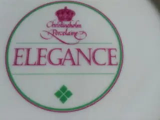 frokost/kage tallerken m/guldkant