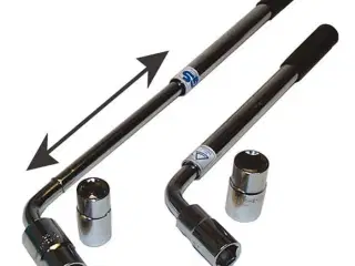 Avant hjulnøgle m. teleskoparm 17/19 + 21/23mm