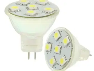 LED pære MR11/GU4,12V, 0,9W