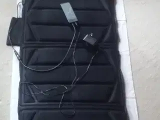 Massagemåtte med varme og 4 zoner / full body