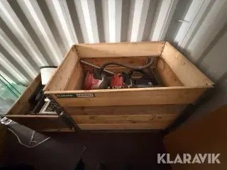 Parti bestående af tre Nilfisk industristøvsugere Nilfisk VP930 / GD930