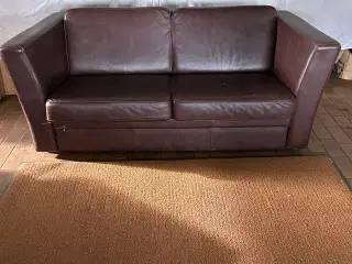 Sofa læder, 2 personer