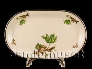 Grøn Vallø Platin Stegefad 28x16½ cm.