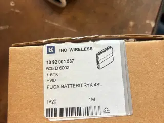 IHC® Wireless batteritryk LK FUGA
