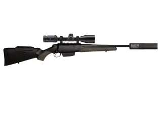 Tikka T3X Lite Fluted pibe, justerbar skæfte 15/1 gevind-JL6955 kal. 308