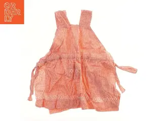Orange ternet kjole str. 2-3 år