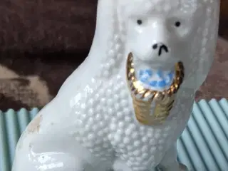 2 stk. Porcelæns Hunde