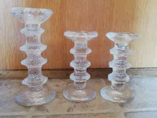 Festivo Iittala lysestager 3 knopper og 4 knopper
