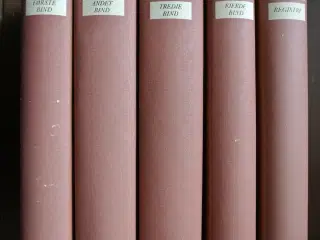 det danske sprogs historie 1-5, af peter skautrup,