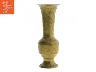 Dekorativ vase af metal (str. 20 cm)