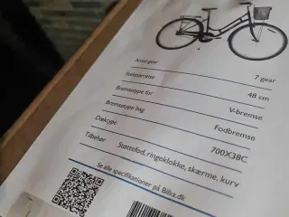 Helt ny Damecykel 28"