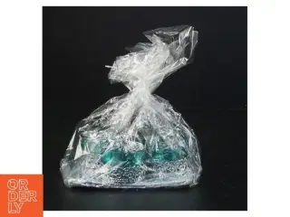 Turkis glaslysestager (str. 3,5 x 5 cm)