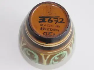 Vintage keramik vase fra Upsala Ekeby Keramik