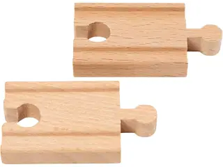 VIGA Lige Togskinner 5,5 cm - 4 stk. Træskinner