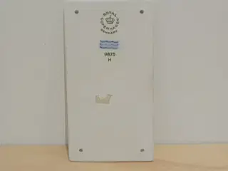 Musselmalet toiletskilt