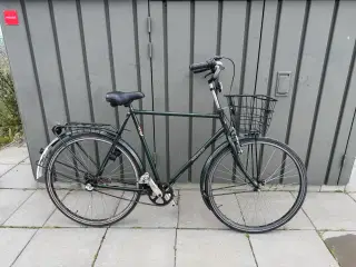Solid herrecykel m. kurv – klar til bykørsel 🚴‍♂️