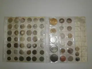 Samling tokens, spillemønter m.m.