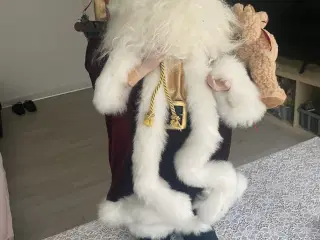 Nisse 61 cm høj special lavet med stoftøj på 