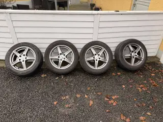 Alufælge med sommerdæk 5 × 110 16 tommer