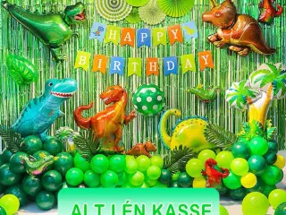 Dinosaur tema fødselsdagsfest dekoration