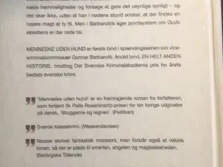 Håkon Nesser : Menneske uden hund