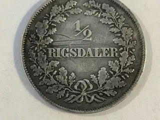 1/2 Rigsdaler 1855 VS Danmark