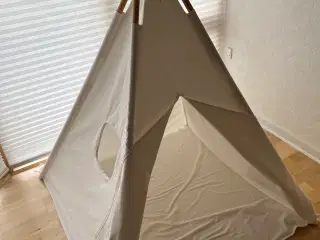 Legetelt, model TIPI, beige bomuld