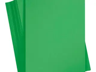 Karton, A4, ark 210x297 mm, 180 g, græsgrøn, 100ark/ 1 pk.