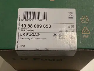 Netværksudtag, 1,5 modul, Systimax/CommScope, FUGA