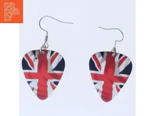 Øreringe med England Union Jack design (str. 45 mm)