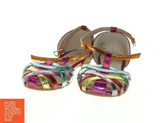 Multifarvede flade sandaler fra Next (str. 30)
